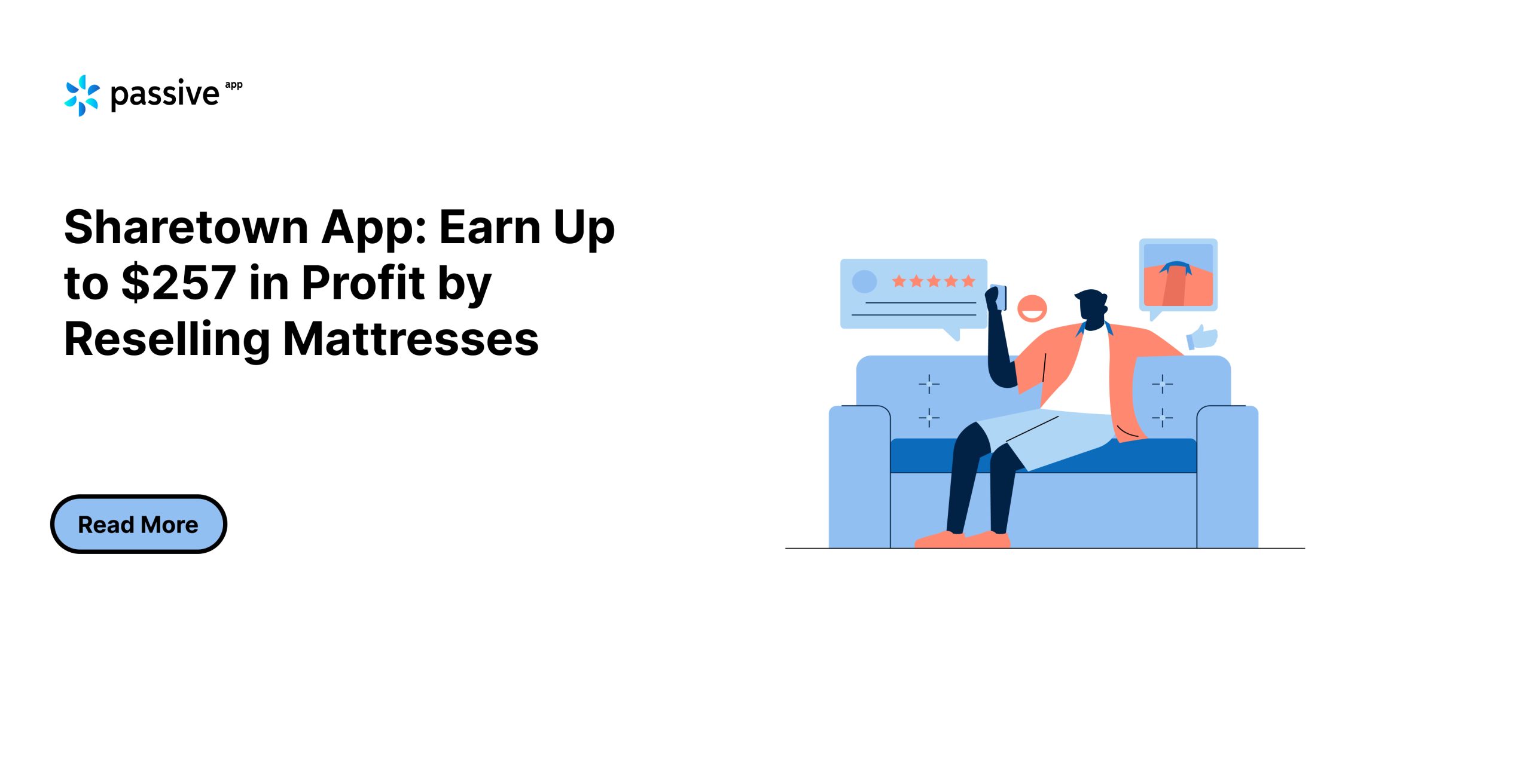 Sharetown App Earn Up to $257 in Profit by Reselling Mattresses