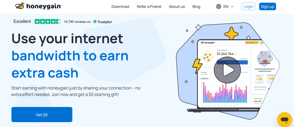 Honeygain Passive Income